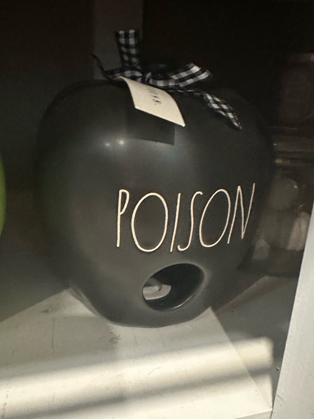 Rae Dunn Black Poison Birdhouse